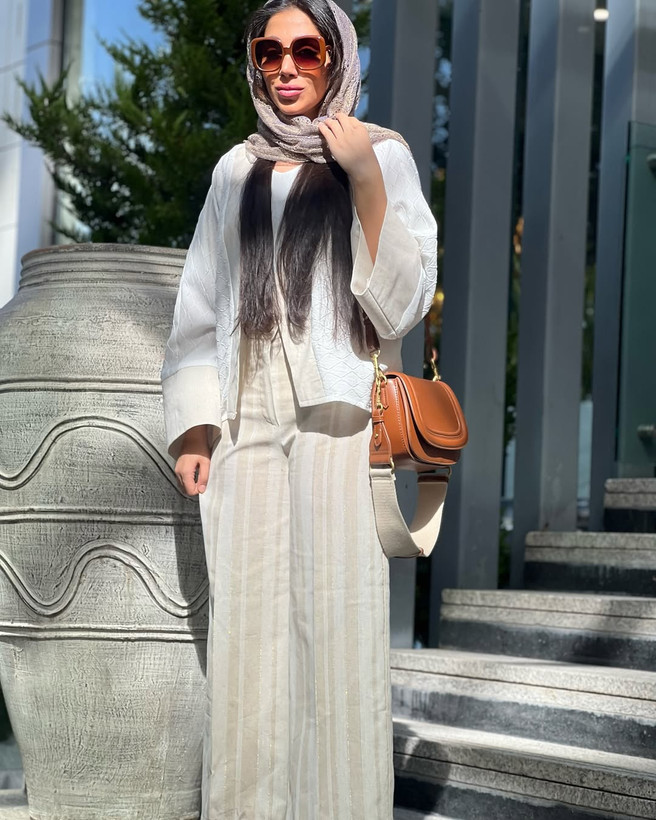 کت زنانه لینن مانا